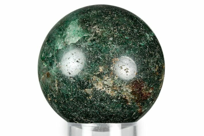 Polished Fuchsite Sphere - Madagascar #349692